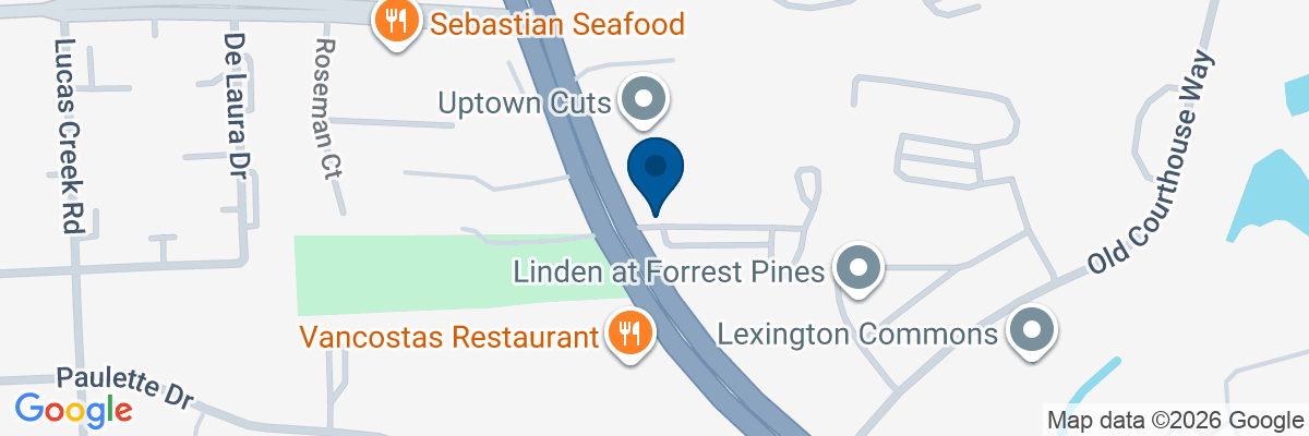 Map showing facility locations