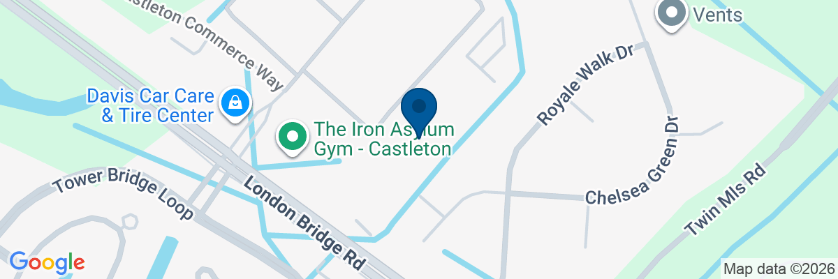 Map showing facility locations