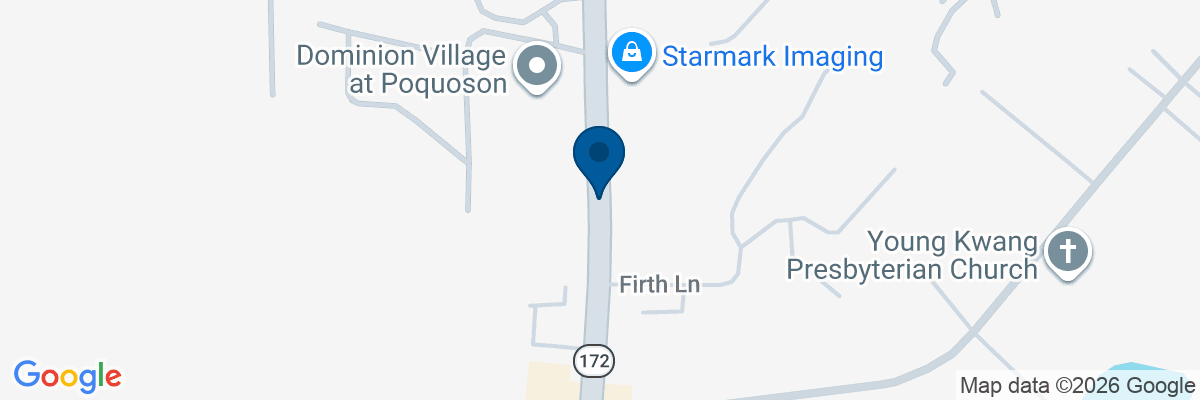 Map showing facility locations